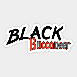 Black Buccaneer Sticker